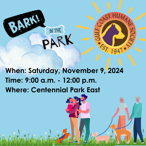 Bark In The Park Name Card Flyer Logo 1