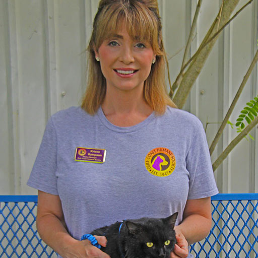 Gulf Coast Humane Society Operations Manager Kristin Sampson